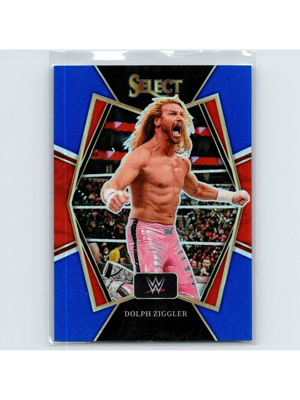2022 Panini Select WWE Dolph Ziggler #161 Blue Prizm #/199